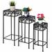 Red Barrel Studio® Rogalski Nesting Plant Stand Slate/Stone/Metal in Black/Gray | 28 H x 11 D in | Wayfair C3324030A7784A668D2249718CA5AA66