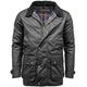 Game Technical Apparel Mens Winchester Antique Waxed Cotton Jacket - Quilted Tartan Linning (XXL, Black)