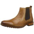 Silver Street London Men's Argyll Chelsea Boot, Tan, 12 UK