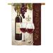 Breeze Decor Welcome Wines Happy Hour & Drinks 2-Sided Polyester 40 x 28 in. House Flag in Red | 40 H x 28 W in | Wayfair