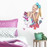 Room Mates Jojo Siwa Unicorn Dream Peel & Stick Giant 10 Piece Wall Decal Set Vinyl in Brown/Pink | 19 H x 5 W in | Wayfair RMK3809GM