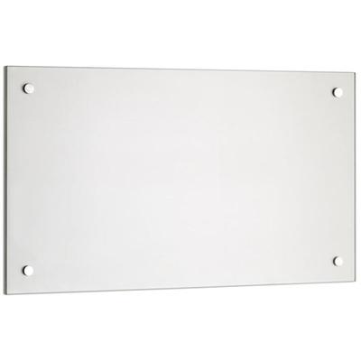 Küchenrückwand Spritzschutz Fliesenspiegel Küche Wandschutz Glas 6mm esg Klarglas - 70x40CM Image