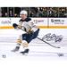 Rasmus Dahlin Buffalo Sabres Autographed 8" x 10" White Jersey Stopping Photograph