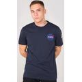 Alpha Industries Space Shuttle T-shirt, blu, dimensione M