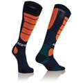 Acerbis Motocross Impact Socken, blau-orange, Größe L XL
