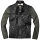 Black-Cafe London Firenze Lederjacke, schwarz-grün, Größe 56