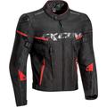 Ixon Sirocco Veste textile de moto, noir-rouge, taille L