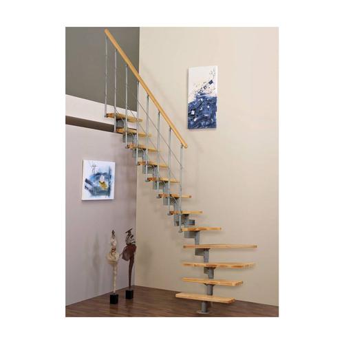 Minka Raumspartreppe STYLE Buche gewendelt Holztreppe Wendeltreppe