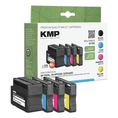 KMP Tintenpatronen-Set ersetzt Hewlett Packard »932 XL/3x 933 XL (C2P42AE)« schwarz Image