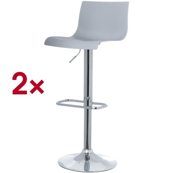 meet 2er-Pack Barhocker »Sacramento« grau Image