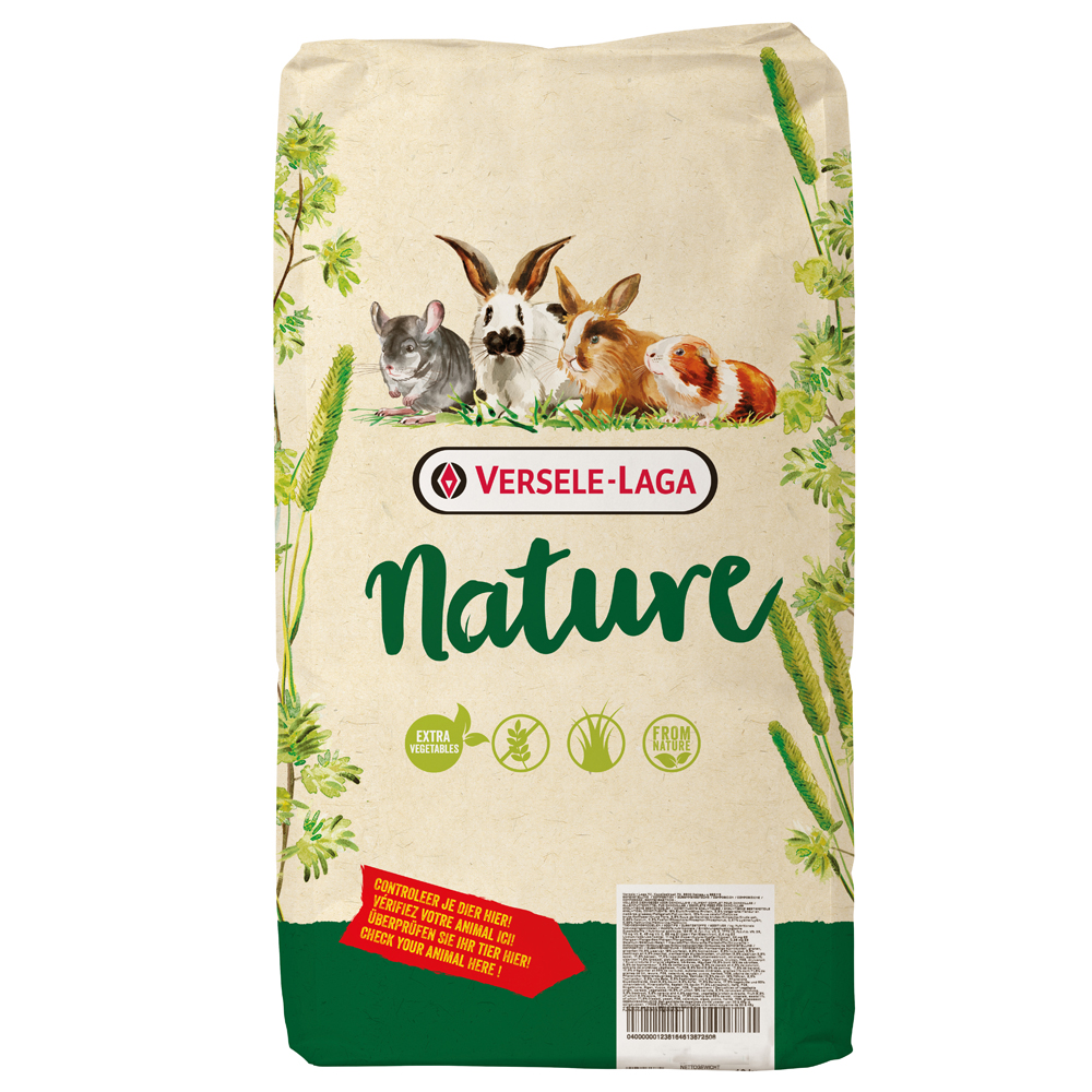 Versele-Laga Nature Cavia Mangime per porcellini d'India - Set %: 2 x 9 kg