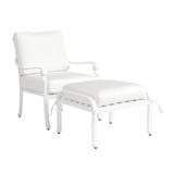 Maison Lounge Chair & Ottoman with 1 Chair Cushion Set and 1 Ottoman Cushion - Ballard Designs