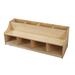 Childcraft Natural Reading Bench w/ Storage | 17 H x 49 W x 17.75 D in | Wayfair 1444401