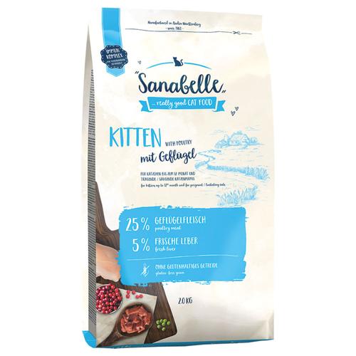 2x2kg Sanabelle Kitten Katzentrockenfutter