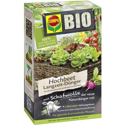 Compo - bio Hochbeet Langzeit-Dünger mit Schafwolle 750g