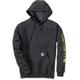 Carhartt Midweight Sleeve Logo Hoodie, grau, Größe M