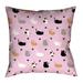 Latitude Run® Avicia Throw Pillow Polyester/Polyfill blend in Pink/White/Black | 36 H x 36 W x 14 D in | Wayfair 1D1FE54DC14F4A1D834E46D3A8E09936