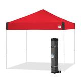 E-Z UP Pyramid 10 Ft. W x 10 Ft. D Steel Pop-Up Canopy Metal/Steel/Soft-top in White | 125 H x 120 W x 120 D in | Wayfair PR3WH10RB