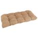 Charlton Home® Sewn Indoor Bench Cushion Polyester in Brown | 5 H x 42 W in | Outdoor Furniture | Wayfair 629E6EB308364BBF8912E716AB1C7BD5