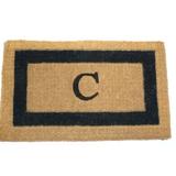 Charlton Home® Stansfield Monogram Fiber Outdoor Door Mat Coir | Rectangle 1'6" x 2'6" | Wayfair 3C6B7470E4954E35A17C07A6A14F207E