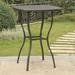 Lark Manor™ Arvi Bistro Table Wicker/Rattan in Black | 39 H x 30 D in | Outdoor Furniture | Wayfair 9093BD12872D4A40A56EB3D3E5EC6657