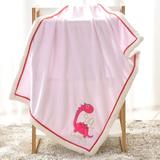 Harriet Bee Carterville Cool Dino Flannel Baby Blanket in Pink | 40 H x 30 W x 1 D in | Wayfair 35B77A2D994B44FBB2A91A4D15D0CC23