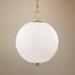 Sphere No.1 16" Wide Aged Brass Pendant Light