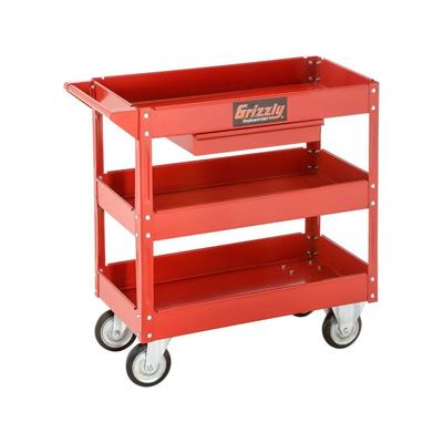 Grizzly Industrial 3 Shelf Cart - 330 lb. Capacity G7106