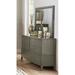 Wade Logan® Ping 6 Drawer 67.25" W Double Dresser Wood in Gray | 37.25 H x 67.25 W x 18.75 D in | Wayfair AEA46FBF50764A028D4D37D711183A0B