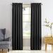 Wayfair Basics® kids Thermal Room Darkening Rod Pocket Curtain Panel Polyester in Black/Brown | 63 H in WFBS1892 44621496