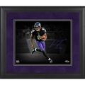 Lamar Jackson Baltimore Ravens Framed 11" x 14" Spotlight Photograph - Facsimile Signature