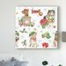 The Holiday Aisle® 'Holiday Paws Step 03A' Graphic Art Print on Wrapped Canvas in Green/Red | 18 H x 18 W x 2 D in | Wayfair