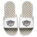 Men's ISlide White NASCAR 2019 Daytona 500 Black Logo Slide Sandals