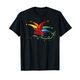 Karneval Fasching T-Shirt Narrenkappe Luftschlangen Konfetti T-Shirt