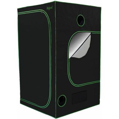Zelsius - Grow Tent 140 x 140 x 200 cm schwarz/grün Pflanzenzucht Indoor