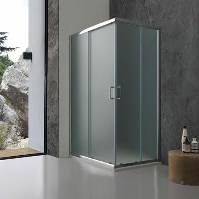 Duschkabine 70X100 Cm Mit Satinierten Gleittüren Aus Sicherheitsglas Giada Image
