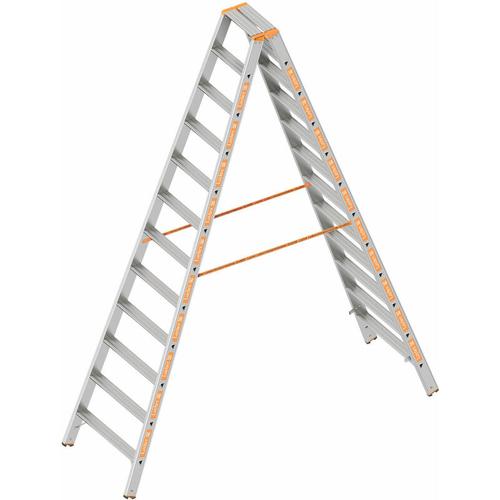 Layher – Topic 1043 Stufenstehleiter 2×12 Stufen
