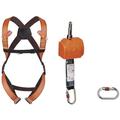 Kit antichute Delta Plus ELARA140GT vertical 2,50m taille s/m/l orange