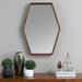 Union Rustic Stephan Handcrafted Wood Accent Mirror in Brown | 27.95 H x 20.47 W x 1.97 D in | Wayfair 440DEB0873E0470992D8F92D591D5222