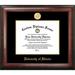 Campus Images NCAA Illinois Fighting Illini Gold Embossed Diploma Frame Wood in Brown | 16.25 H x 18.75 W x 1.5 D in | Wayfair IL976GED-1185
