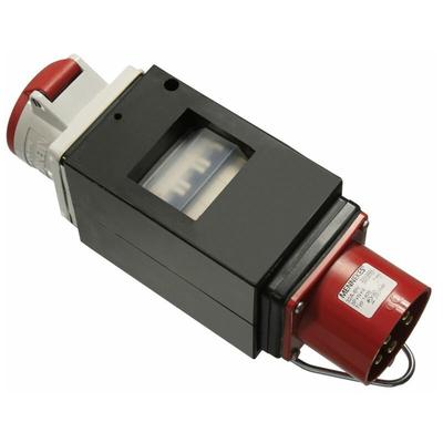 Mixo Adapter 'nahe' 400V/16A/5P, mit ls C16A, 1xCEE400V/32A/5P, IP44