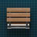 Alfi Brand Teak Wood Shower Seat | 4.25 H x 13.6 W x 13 D in | Wayfair ABS14-BN