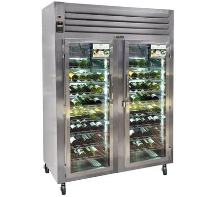 Traulsen R Series RH126W-WR01 2 Section Full Length Glass Door Wine Refrigerator