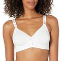 Bali Women's Double Support Cotton Stretch Wire-Free Bra, White (Blanc 100), 36C