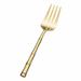 Wallace Bamboo Gold Serving Fork Stainless Steel/Gold-Plated in Gray/Yellow | Wayfair 5204206