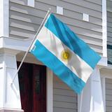 ANLEY Argentina 2-Sided Polyester 36 x 60 in. House Flag in Blue/Gray | 36 H x 60 W in | Wayfair A.Flag.Argentina
