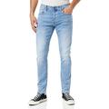 G-STAR RAW Herren 3301 Slim Jeans, Blau (lt indigo aged 51001-8968-8436), 32W / 32L