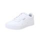 PUMA Women's Carina L Sneaker, White White White Silver, 6 UK