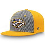 Men's Fanatics Branded Gray/Gold Nashville Predators Versalux Fitted Hat