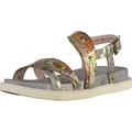 LAURA VITA Damen FACUSONO 11 Peeptoe Sandalen, Grau (Gris), 36 EU